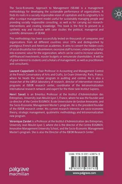 Produktbild: Socio-Economic Approach to Management
