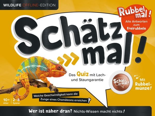 Schätz mal! Wildlife Offline Edition, Taschenbuch von Schätz mal!, SMV Schätz mal Verlag GmbH, 978-3-9897605-2-3