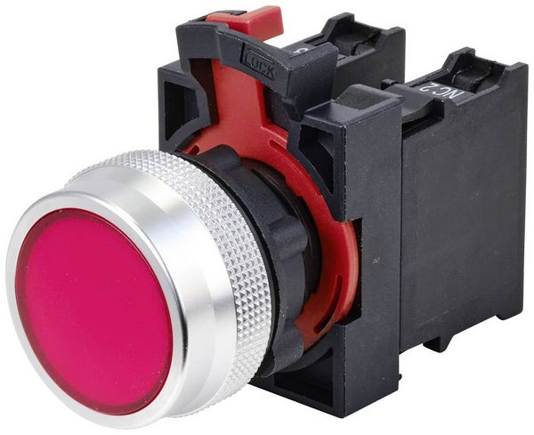 Produktbild: TRU COMPONENTS TC-10091028 Druckschalter 250 V/AC 5A 1 x Ein/Ein rastend IP40 1St.