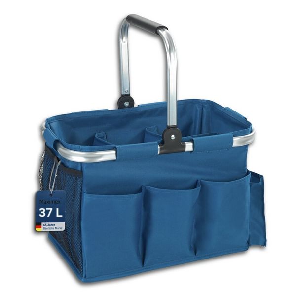 Produktbild: Universal Outdoor Korb 37 L, Blau, variable Inneneinteilung dank Klettfixierung