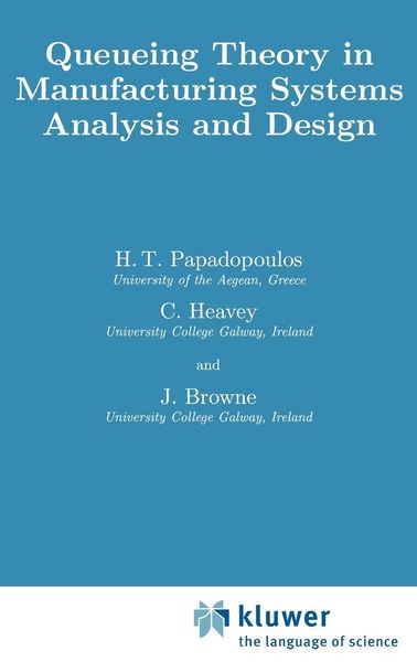 Produktbild: Queueing Theory in Manufacturing Systems Analysis and Design