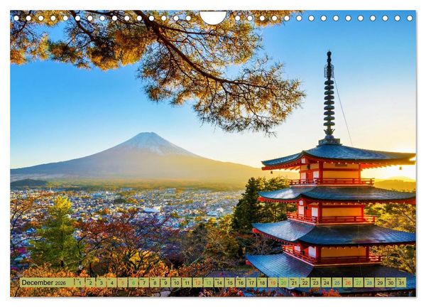 Produktbild: Amazing JAPAN (Wall Calendar 2026 DIN A4 landscape), CALVENDO 12 Month Wall Calendar