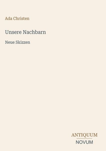Produktbild: Unsere Nachbarn