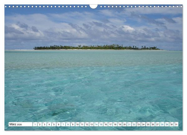 Produktbild: Cookinseln - Ein Traum aus Inseln und Lagunen in der S&uuml;dsee (Wandkalender 2026 DIN A3 quer), CALVENDO Monatskalender