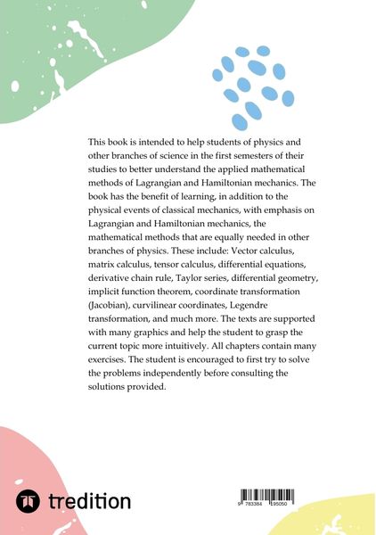 Produktbild: Mathematical Methods of Lagrangian and Hamiltonian Mechanics