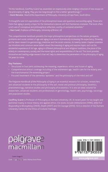 Produktbild: The Palgrave Handbook of the Philosophy of Aging