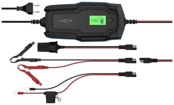 Produktbild: Ansmann BC 6-12V / 10 A 1001-0146 Kfz-Ladeger&auml;t, Werkstattladeger&auml;t, Batterie&uuml;berwachung, Kfz-Batterietester 6 V, 12 V 10 A