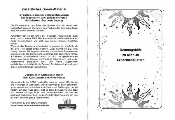 Produktbild: Kartenlegen lernen mit 40x LENORMAND POWER Band 13