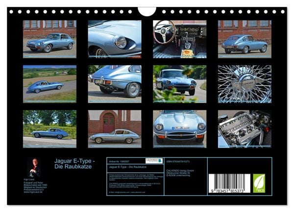 Produktbild: Jaguar E-Type - Die Raubkatze (Wandkalender 2026 DIN A4 quer), CALVENDO Monatskalender