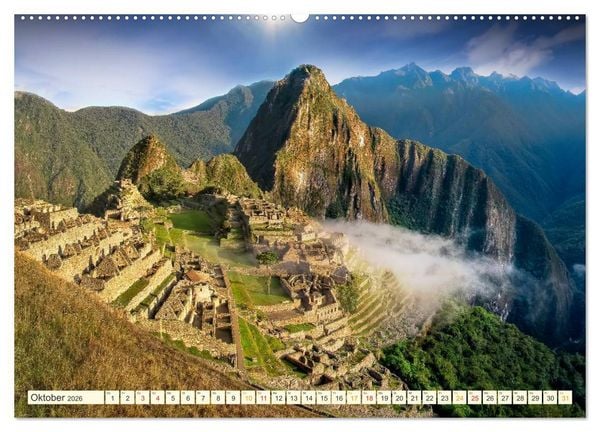 Produktbild: Machu Picchu - Stadt der Inka (hochwertiger Premium Wandkalender 2026 DIN A2 quer), Kunstdruck in Hochglanz