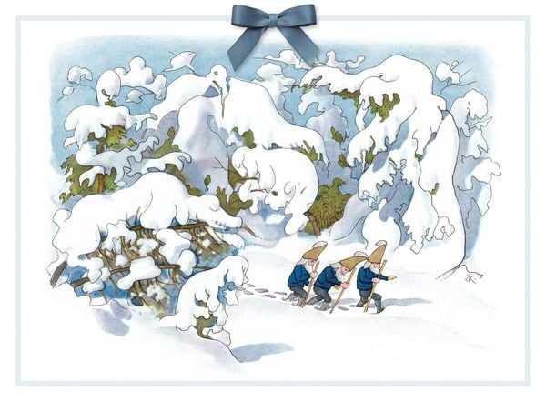 Produktbild: Adventskalender Zwerge im Schnee