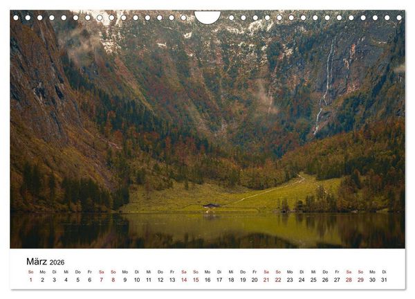 Produktbild: Berchtesgaden - Natursch&ouml;nheiten in Bayern (Wandkalender 2026 DIN A4 quer), CALVENDO Monatskalender