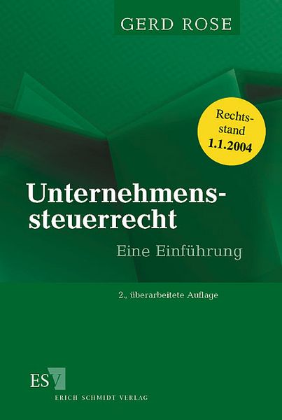 Produktbild: Unternehmenssteuerrecht