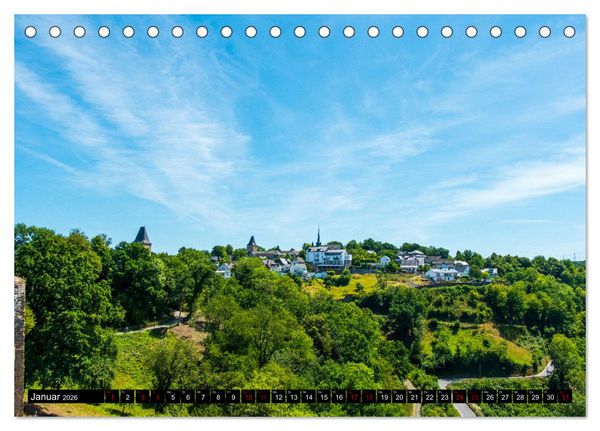 Produktbild: Blankenberg Burg und Stadt (Tischkalender 2026 DIN A5 quer), CALVENDO Monatskalender