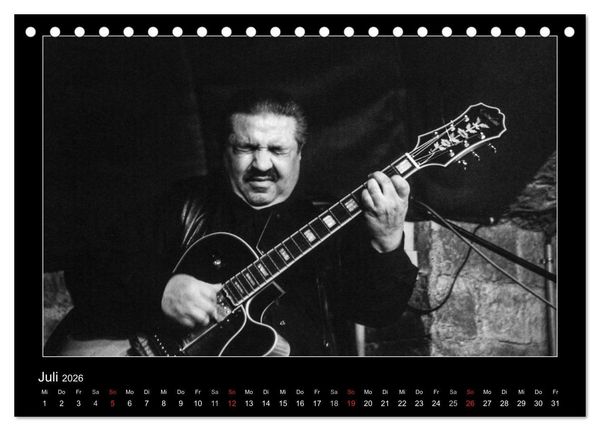 Produktbild: Jazz onstage (Tischkalender 2026 DIN A5 quer), CALVENDO Monatskalender