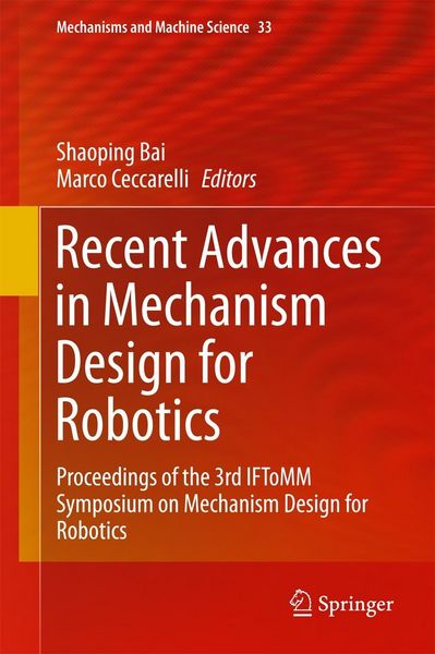 Produktbild: Recent Advances in Mechanism Design for Robotics