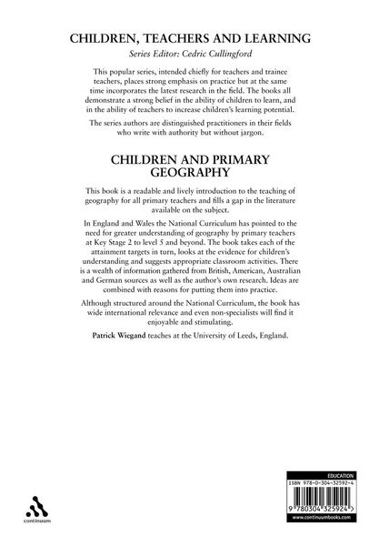 Produktbild: Children and Primary Geography