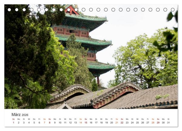 Produktbild: China - Tradition und Moderne (Tischkalender 2026 DIN A5 quer), CALVENDO Monatskalender