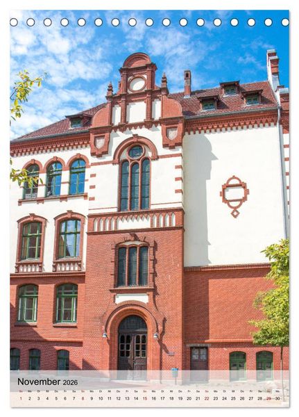 Produktbild: Historisches G&uuml;strow (Tischkalender 2026 DIN A5 hoch), CALVENDO Monatskalender