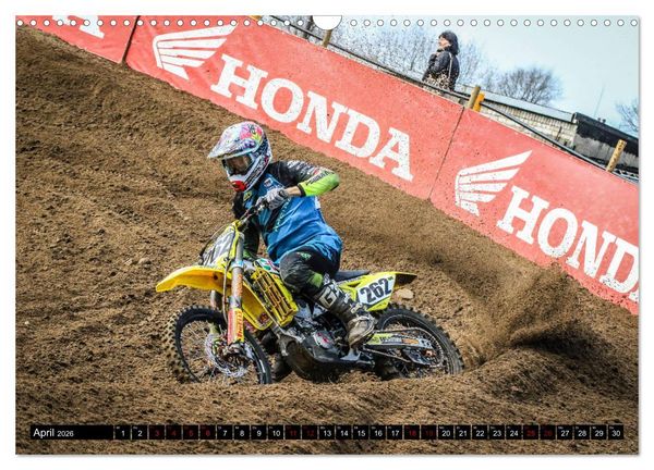 Produktbild: Motocross Racing 2026 (Wandkalender 2026 DIN A3 quer), CALVENDO Monatskalender