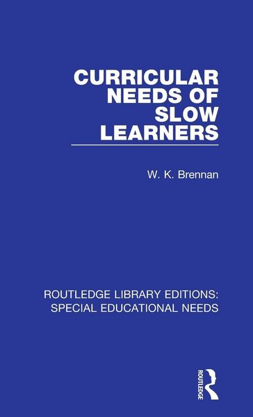 Produktbild: Curricular Needs of Slow Learners