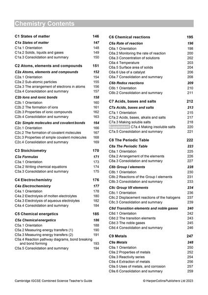 Produktbild: Cambridge Igcse(tm) Combined Science Teacher Guide