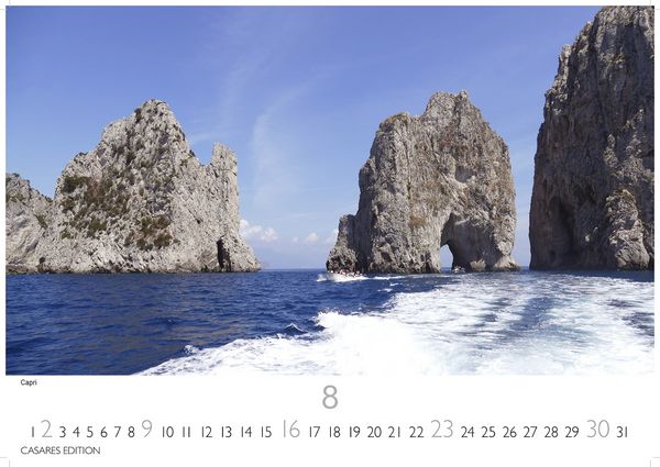 Produktbild: Golf von Neapel Kalender 2026 – Wandkalender | Fotokalender Italien 24x35 cm -. mit Capri, Ischia & Amalfi Küste