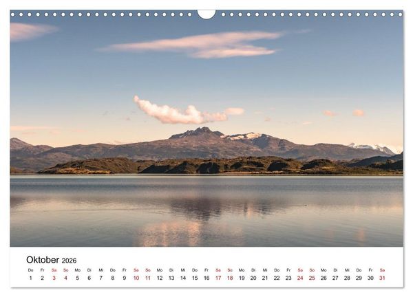 Produktbild: Patagonien, Torres del Paine Nationalpark: Am Rand der Welt (Wandkalender 2026 DIN A3 quer), CALVENDO Monatskalender