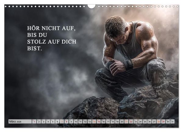 Produktbild: Weisheit und Motivation - Inspiration voller Sinn und St&auml;rke (Wandkalender 2026 DIN A3 quer), CALVENDO Monatskalender