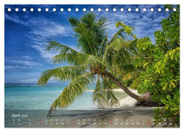 Produktbild: Malediven Impressionen aus dem Paradies (Tischkalender 2026 DIN A5 quer), CALVENDO Monatskalender