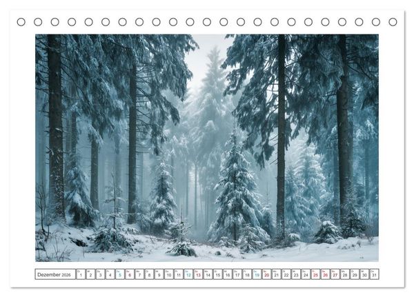 Produktbild: Nat&uuml;rliche Harmonie (Tischkalender 2026 DIN A5 quer), CALVENDO Monatskalender