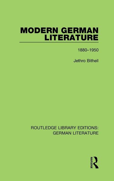 Produktbild: Modern German Literature