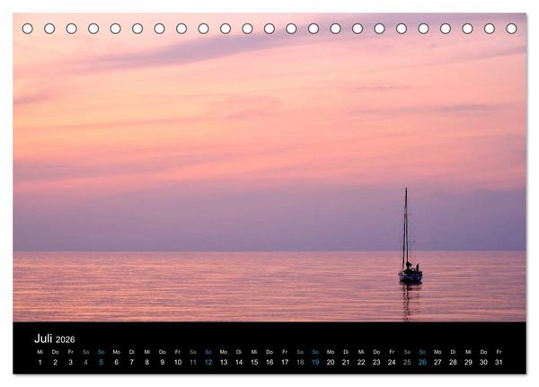 Produktbild: Ostseestrand Graal-M&uuml;ritz (Tischkalender 2026 DIN A5 quer), CALVENDO Monatskalender
