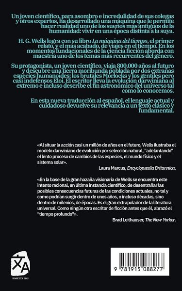 Produktbild: La m&aacute;quina del tiempo