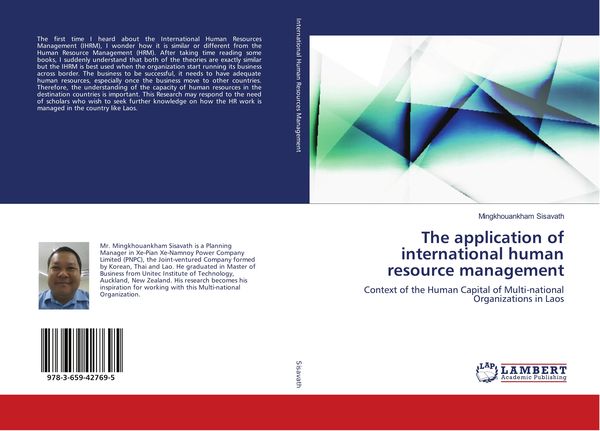 Produktbild: The application of international human resource management
