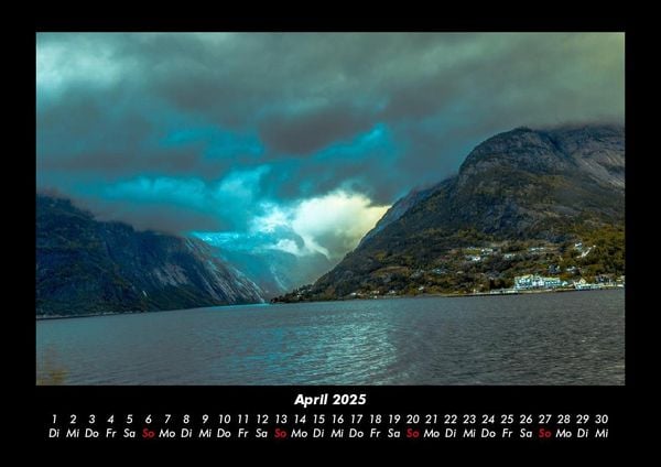 Produktbild: Bergige Welten 2025 Fotokalender DIN A3