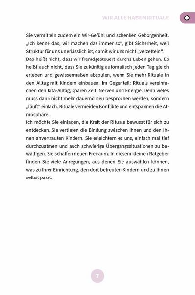 Produktbild: Rituale in der Kita