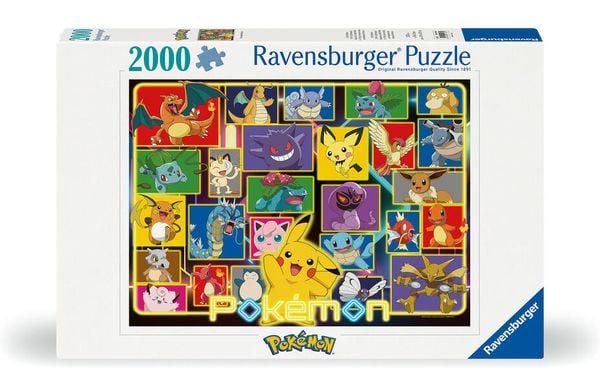 Produktbild: Erwachsenenpuzzle 2000 Teile - Leuchtende Pok&eacute;mon