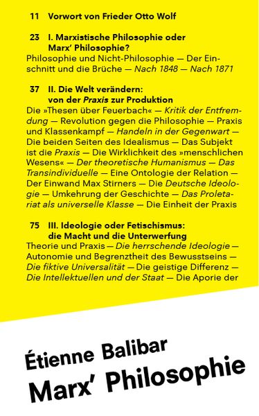 Produktbild: Marx&rsquo; Philosophie