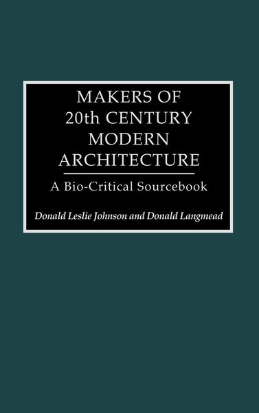 Produktbild: Makers of 20th-Century Modern Architecture