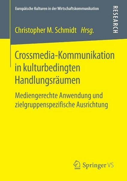 Produktbild: Crossmedia-Kommunikation in kulturbedingten Handlungsr&auml;umen