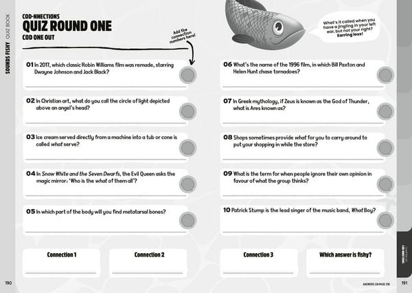 Produktbild: Sounds Fishy Quiz Book