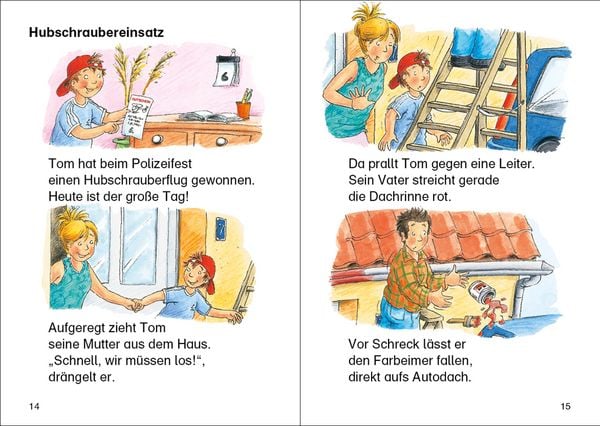 Produktbild: 7-Minuten-Geschichten zum Lesenlernen - Polizei und Feuerwehr im Einsatz
