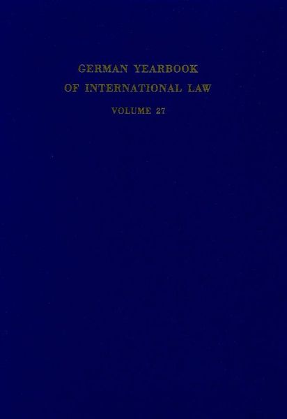 Produktbild: Jahrbuch f&uuml;r Internationales Recht XXVII/1984