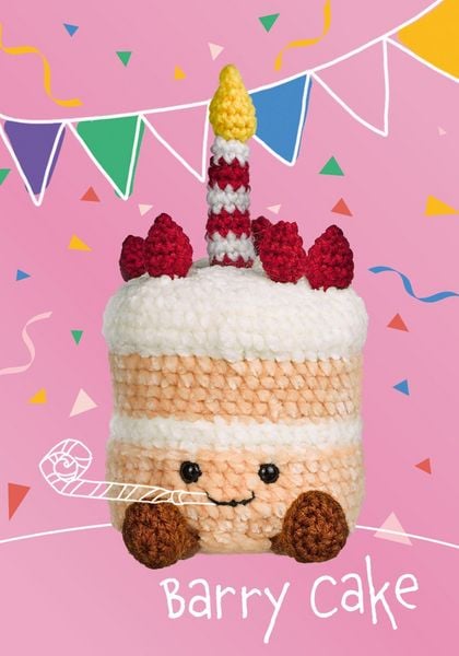 Produktbild: Amusing Lovables H&auml;kelset Barry Cake