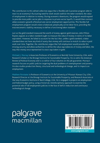 Produktbild: The Job Guarantee and Modern Money Theory