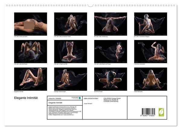 Produktbild: Elegante Intimit&auml;t (hochwertiger Premium Wandkalender 2026 DIN A2 quer), Kunstdruck in Hochglanz