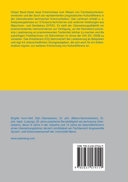 Produktbild: Kulturdifferenz in Fachtextsortenkonventionen