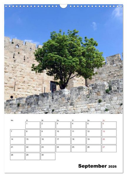 Produktbild: Israel - Der Monatsplaner 2026 (Wandkalender 2026 DIN A3 hoch), CALVENDO Monatskalender