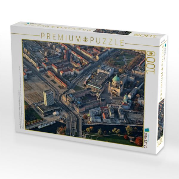 Produktbild: CALVENDO Puzzle Lange Br&uuml;cke mit Stadtschloss Landtag und Nicolaikirche in Potsdam 1000 Teile Puzzle quer | 1000 Teile Lege-Gr&ouml;&szlig;e 64 &times; 48 cm Foto-Puzzle f&uuml;r gl&uuml;ckliche Stunden